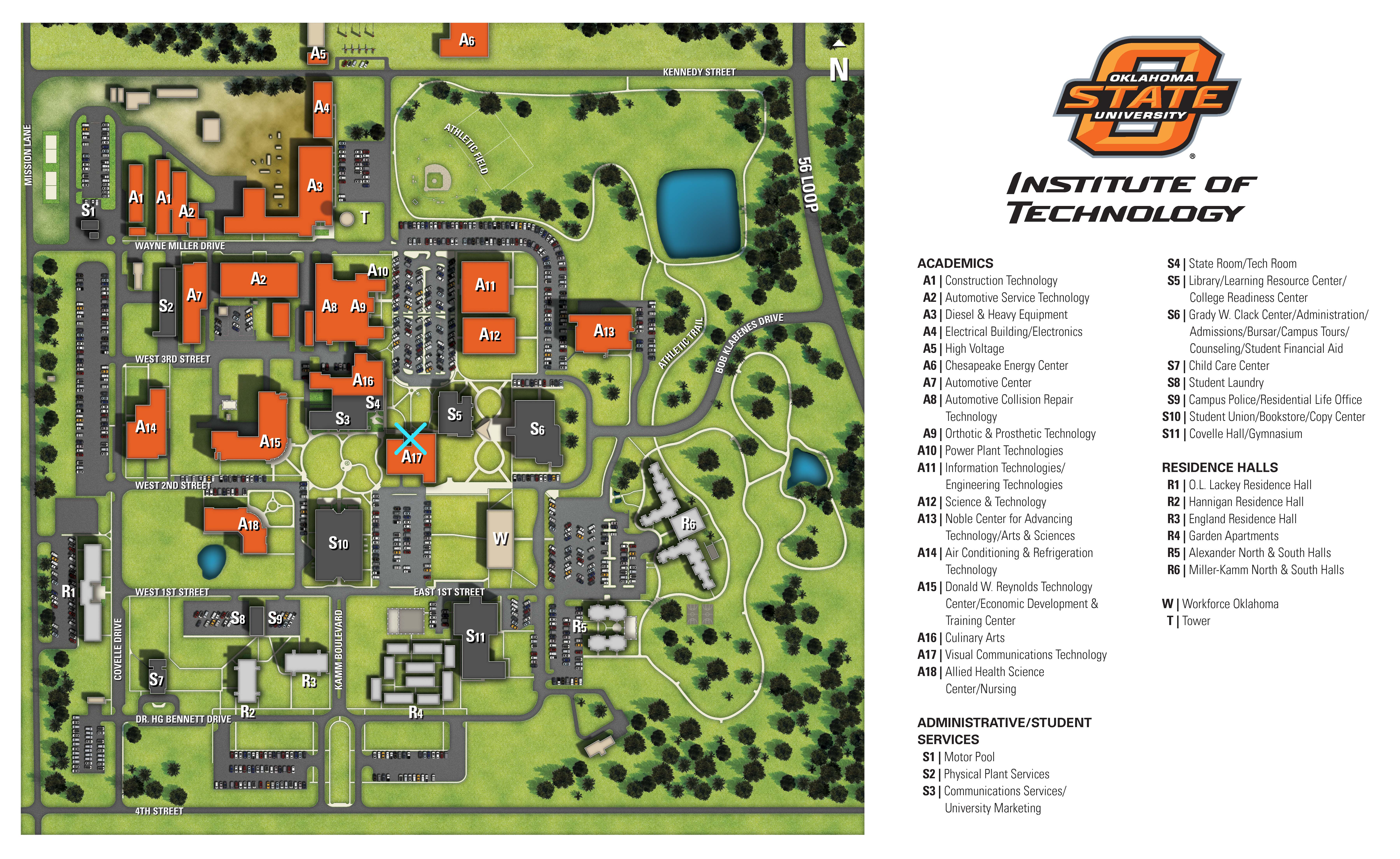 Campus Map (Visual Communications Building)